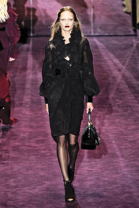 gucci dress wavy fall ready to wear 2012|gucci runway 2012.